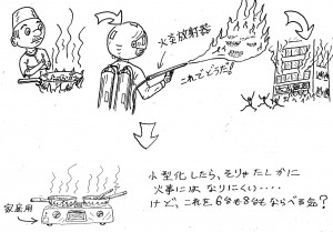「中華料理は、火力！」⇒ 「火炎放射器なら、火力最強！ ⇒ 火事だ！ SMRで既存原発と同じ発電量を達成するには、SMRが多数必要 ⇒ それだけ、核が拡散しやすくなる恐れ